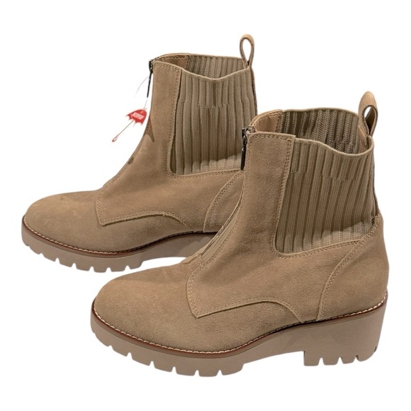 BLONDO Demaria Waterproof Sand Suede Size 8.5 NEW - Picture 3 of 7